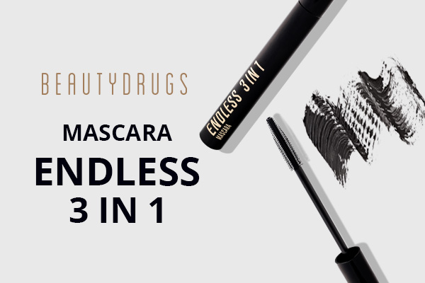 Beautydrugs ENDLESS 3 in 1 Lengthening Black Mascara