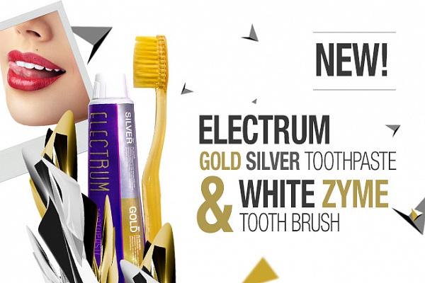 Our new bestseller: Beautydrugs Electrum Gold Silver Toothpaste and Whyte Zyme Toothbrush
